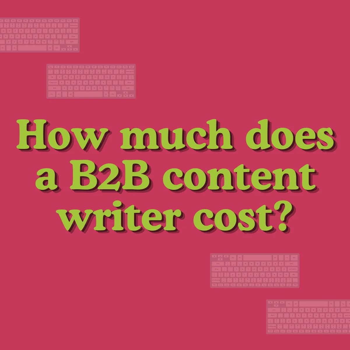 Quanto custa um copywriter de conteúdo B2B em 2026