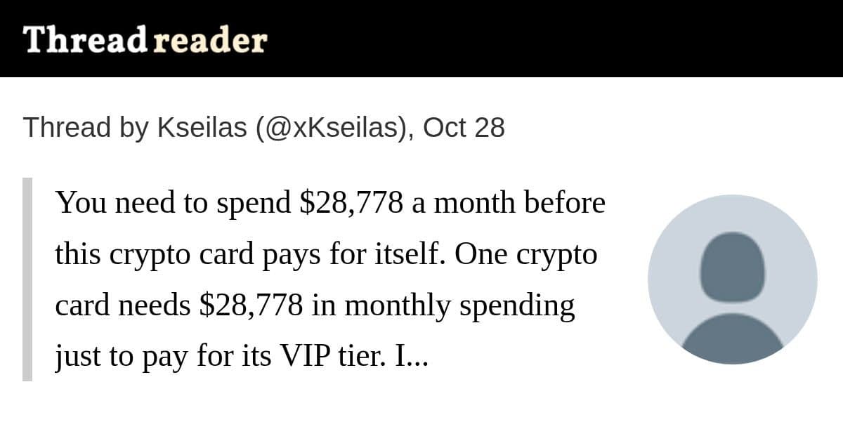 Quanto é preciso gastar para que um cartão cripto pago compense a anuidade