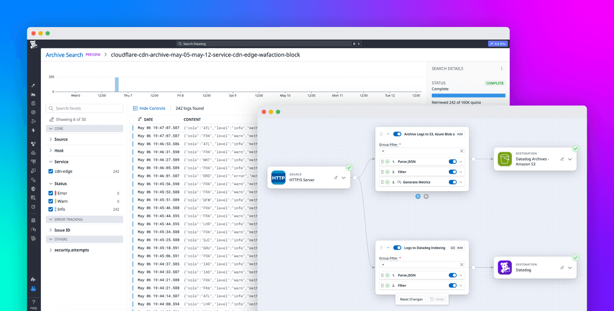 Otimizando Custos de Logs CDN: Uma Estratégia Eficiente com Datadog Observability Pipelines