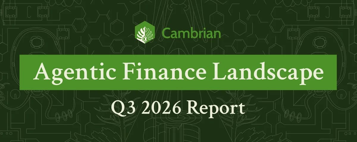 Relatório 'Agentic Finance Landscape': Destaques do 3º Trimestre de 2026