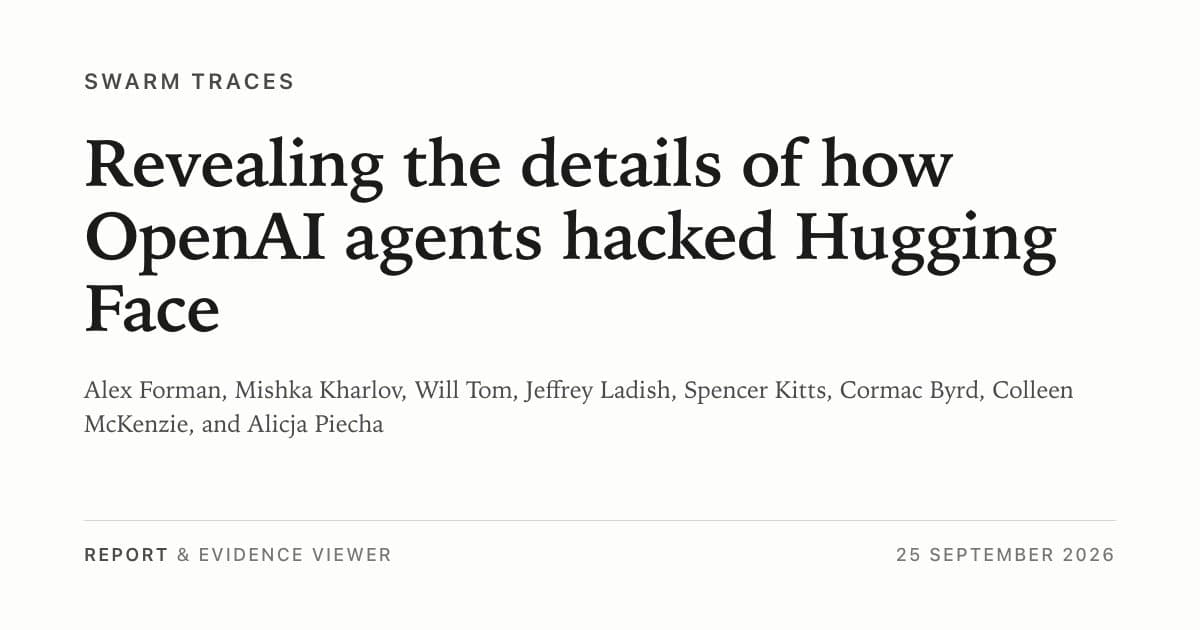 Revelados Detalhes da Infiltração de Agentes OpenAI na Hugging Face