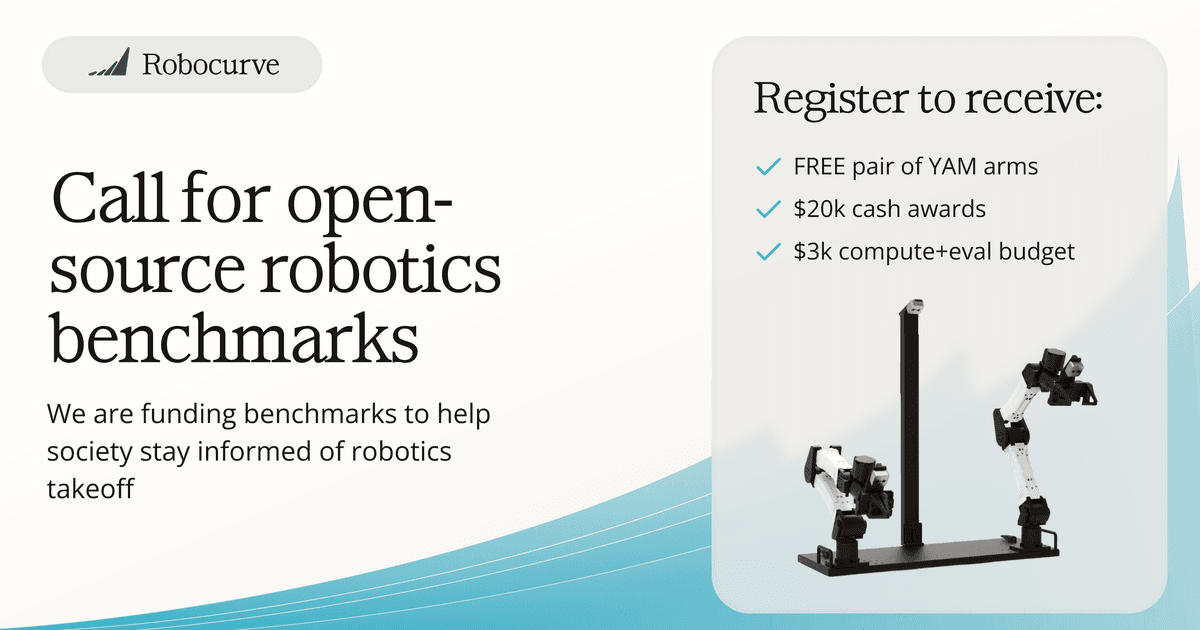Robocurve lança programa de bounty para benchmarks de robótica open-source