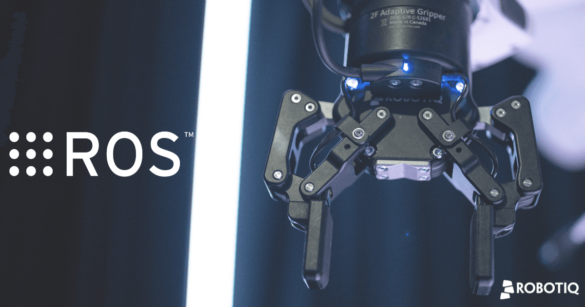 Robotiq Lança Pacotes ROS 2 para Grippers Adaptativos 2F-85 e 2F-140
