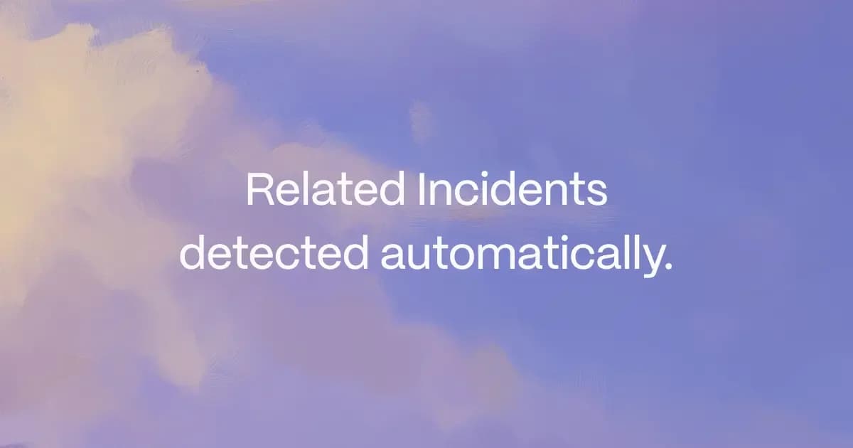 Rootly identifica automaticamente incidentes passados relacionados no Slack