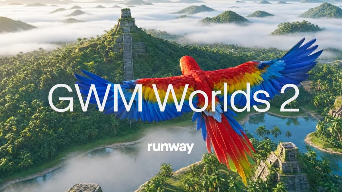 Runway apresenta GWM Worlds 2: um world model para ambientes interativos em tempo real