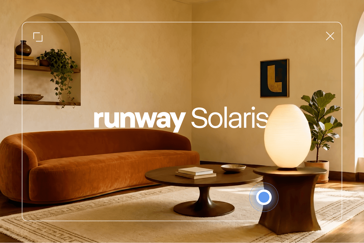 Runway apresenta Solaris: um Interface World Model que redefine a criação e interação de interfaces online