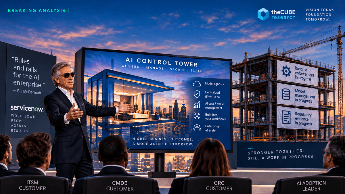 ServiceNow AI Control Tower: Vendendo a cobertura antes de erguer a estrutura
