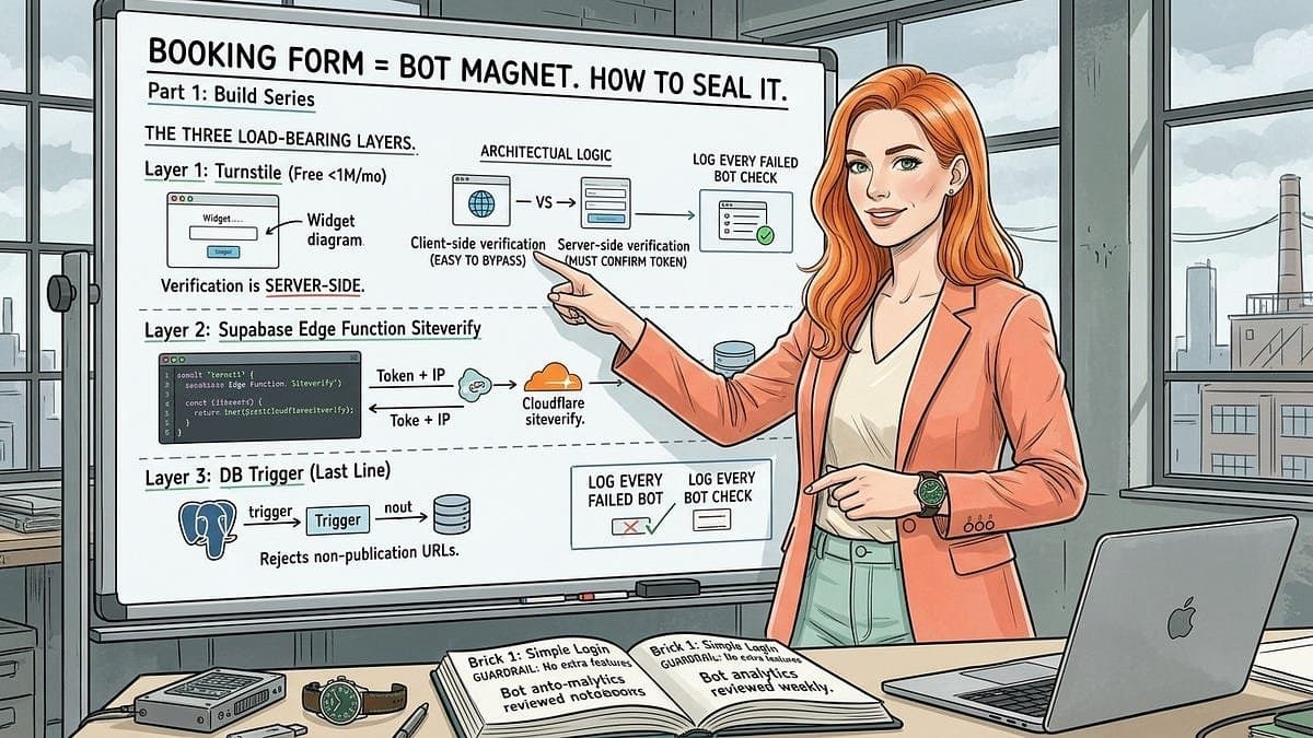 Seu formulário de agendamento público é um ímã de bots: como blindá-lo