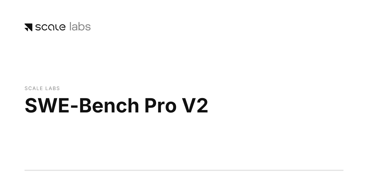 SWE-Bench Pro V2 eleva a barra para modelos de IA com 642 tarefas de 11 repositórios