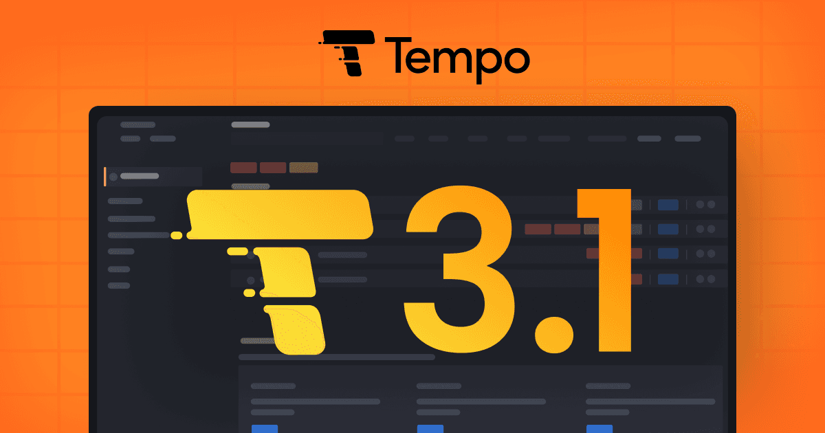 Tempo 3.1: Novidades para Kafka, atualizações de métricas no TraceQL e mais