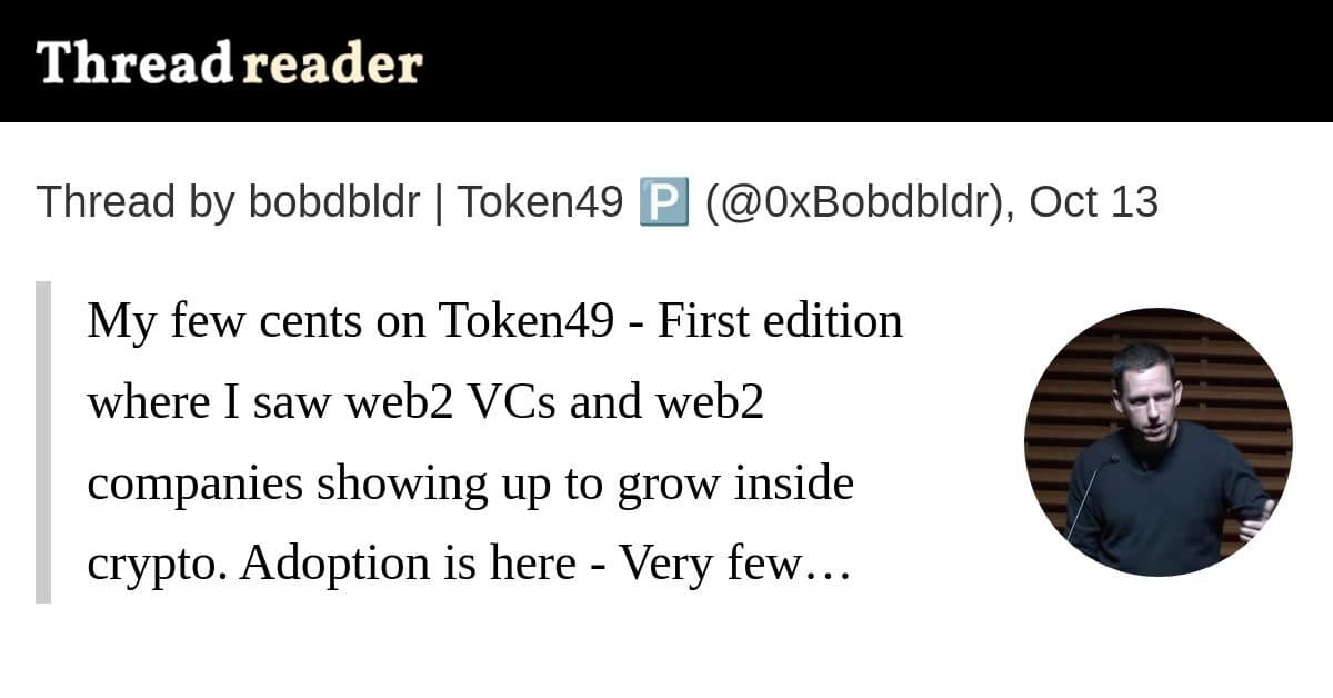 Token49: VCs da Web2 Se Infiltram no Cripto Enquanto Startups Inovam Pouco