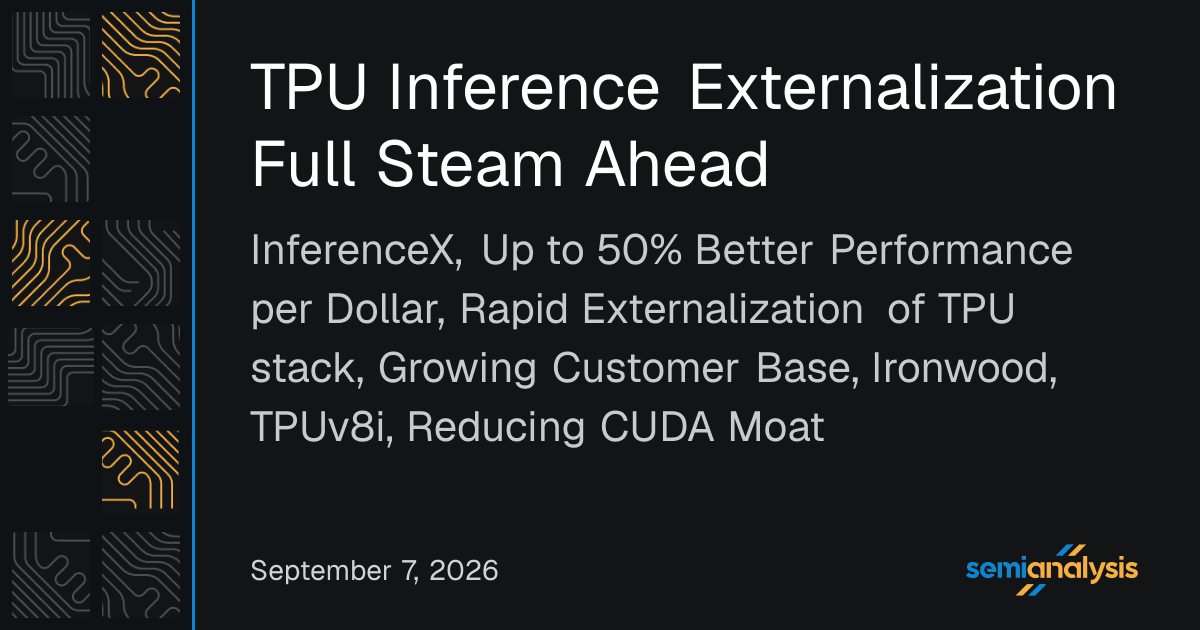 TPUv7 Ironwood do Google avança em externalização de inference