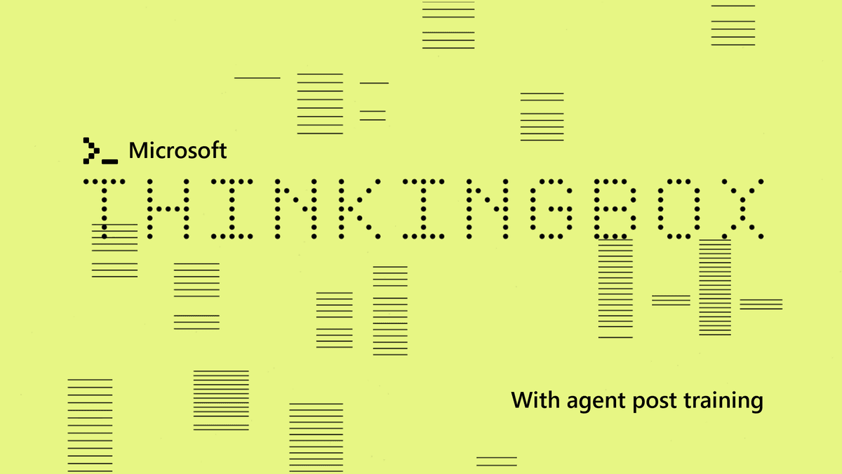 Microsoft e Hugging Face usam estado do banco de dados como reward de RL para pós-treinar agentes com o ThinkingBox