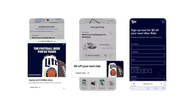 Uber Advertising sai dos próprios apps e entra na disputa por verbas publicitárias em plataformas externas