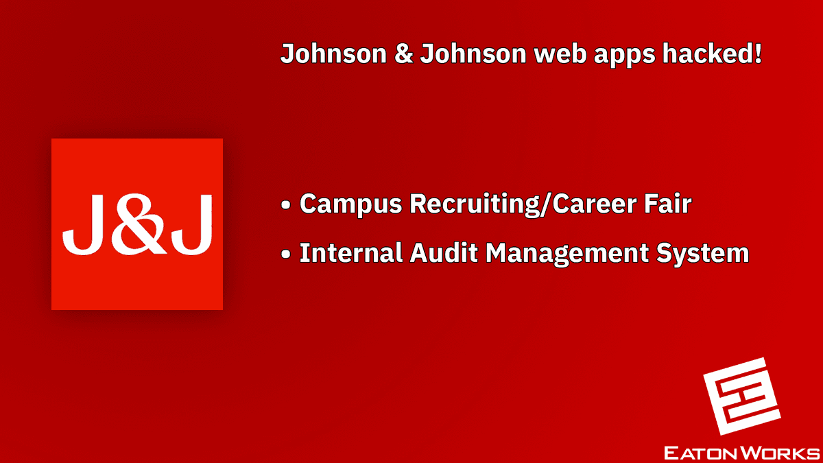 Vulnerabilidades expõem dados em aplicações web da Johnson & Johnson