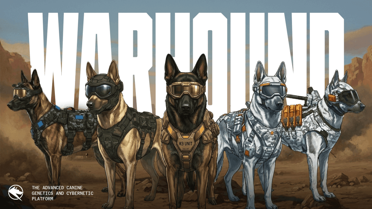 Warhound capta US$ 200 milhões para criar cães de guerra e equipá-los com tecnologia da Anduril