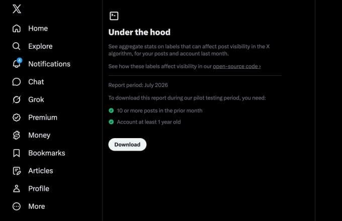 X abre código de algoritmo de ranqueamento para combater 'shadowbanning'