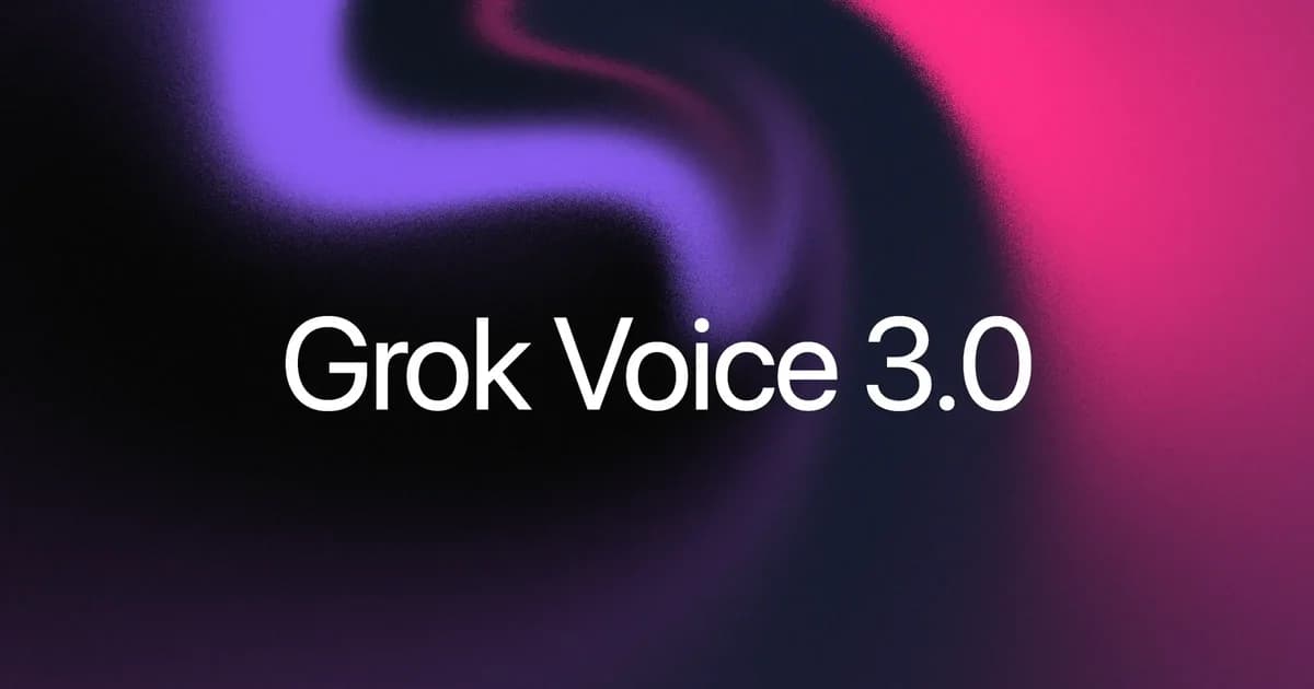 XAI Lança Grok Voice 3.0 com Baixa Latência e Alta Performance em Benchmarks