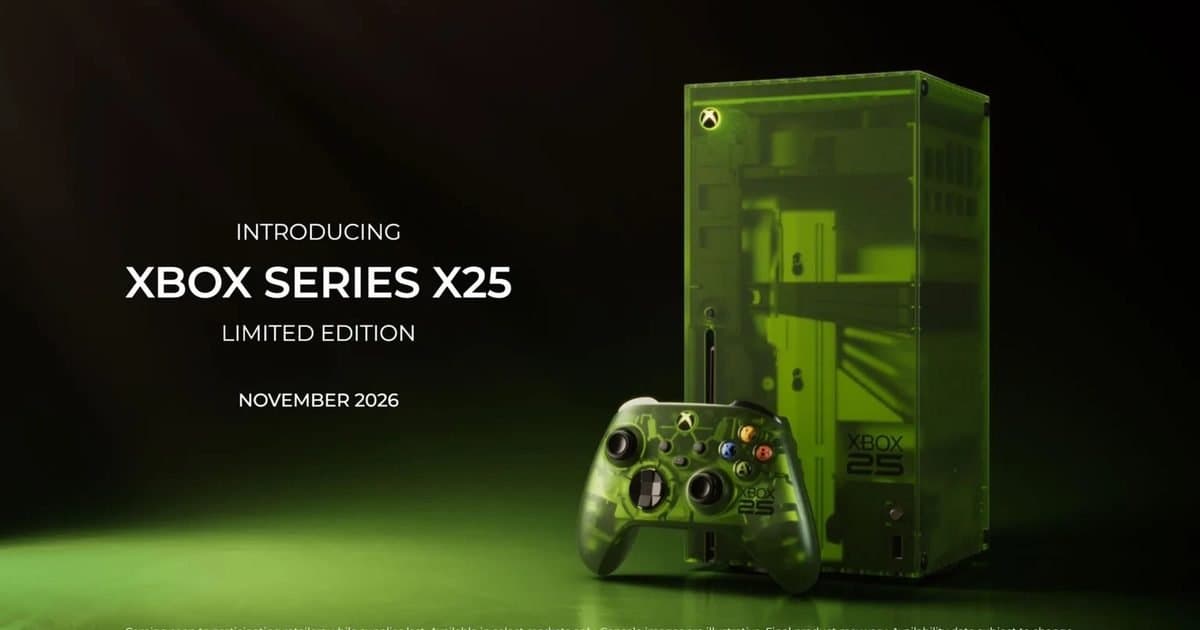 Xbox celebra 25 anos vestindo seu console de nostalgia