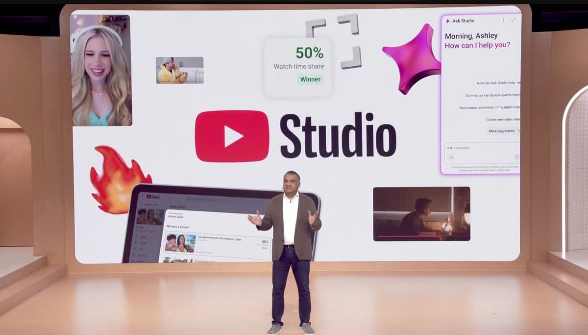 YouTube Studio ganha novas ferramentas de IA para criadores de conteúdo