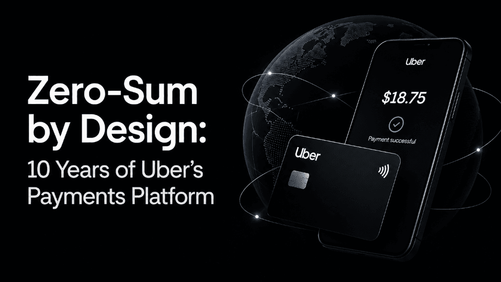 Zero-sum by design: 10 anos da plataforma de pagamentos da Uber