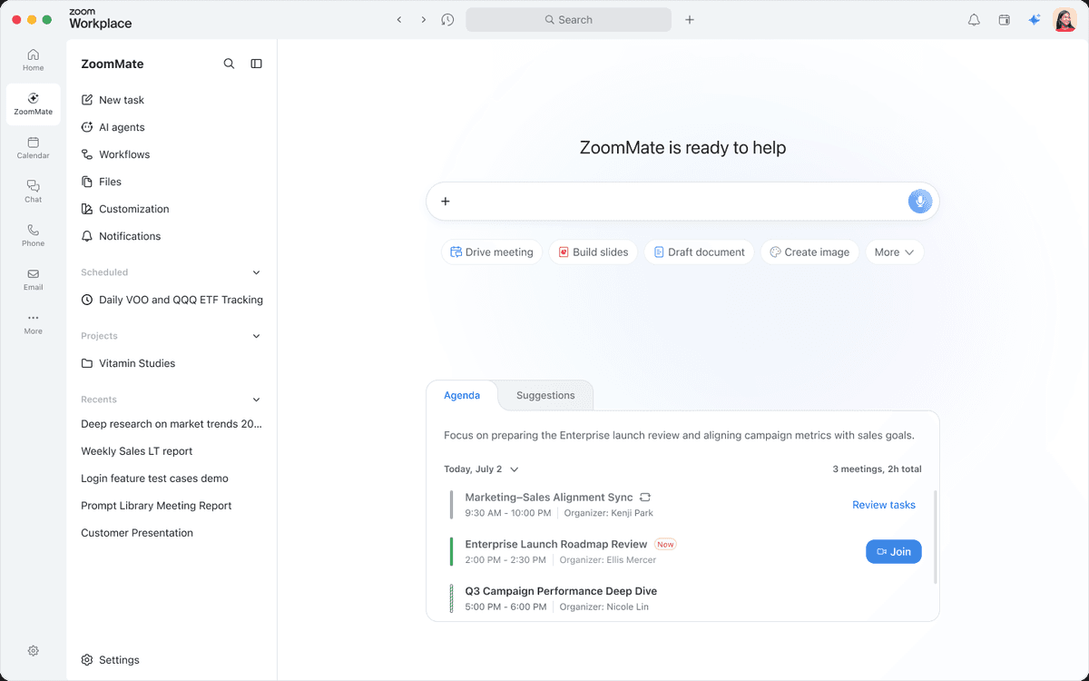 ZoomMate-in-Zoom-Workplace